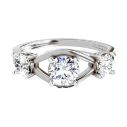 Sparkles 14k (585) White Gold Lab Grown Diamond Rings image 1