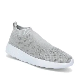 North Star by Bata Women's Bart Grey Slip-On Sneakers image 2