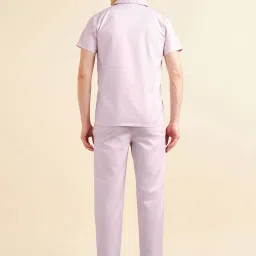 Sweet Dreams Wine Cotton Regular Fit Nightwear Set image 2