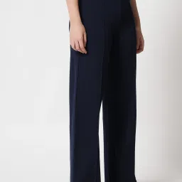 Kotty Rust & Navy Straight Fit High Rise Trousers (Pack Of 2) image 2