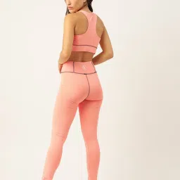 Kotty Pink Polyester Logo Print Tracksuit image 2