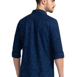 Being Human Navy Slim Fit Printed Shirt image 2