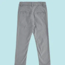Pantaloons Junior Grey Cotton Regular Fit Trousers image 2