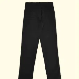 Pantaloons Junior Black Cotton Regular Fit Trousers image 2