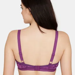 Zivame Purple Double Layered Full Coverage Bra image 2