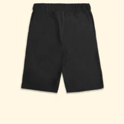 Pantaloons Junior Black Cotton Printed Shorts image 2