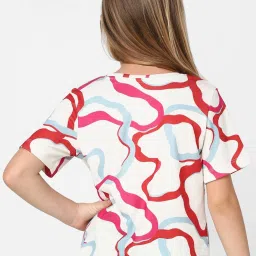 KIDS ONLY White Printed T-Shirt image 2