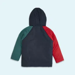 Pantaloons Junior Multicolor Color Block Full Sleeves Jacket image 2