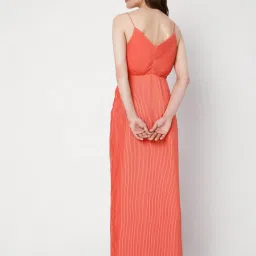 Vero Moda Peach A-Line Fit Dress image 2