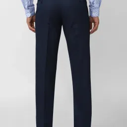 Van Heusen Navy Slim Fit Trousers image 2