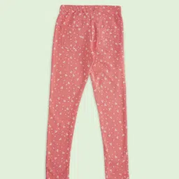 Pantaloons Junior Cloud Pink Printed Leggings image 2