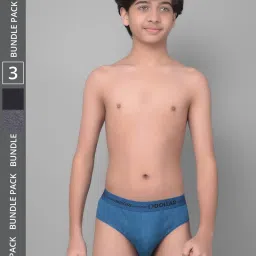 Dollar Bigboss Boys Multicolor Solid Briefs (Pack Of 3) image 1