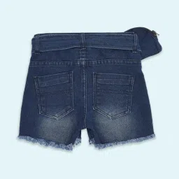 Pantaloons Junior Blue Embellished Shorts image 2
