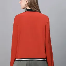 Oxolloxo Rust Regular Fit Bomber Jacket image 2