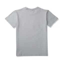Gini & Jony Kids Grey & Blue Printed T-Shirt image 2