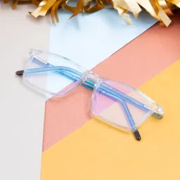 Ted Smith Transparent Rectangular Unisex Eye Frames image 1