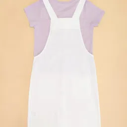 Pantaloons Junior White Dungarees image 1