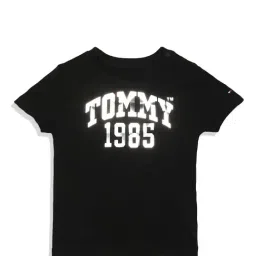 Tommy Hilfiger Kids Black Printed T-Shirt-picture-38