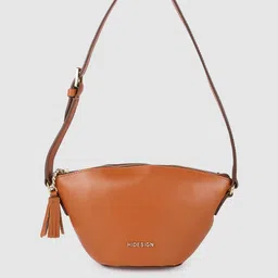 Hidesign Brown Leather Bucket Shoulder Bag-picture-42