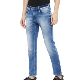 Duke Blue Heavily Washed Jeans image 3