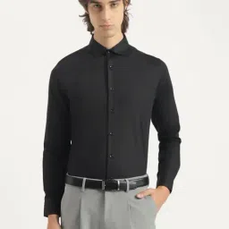 United Colors Of Benetton Black Cotton Regular Fit Striped Shirt-picture-30