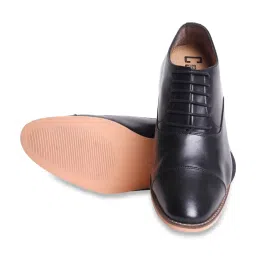 Celby Men's Height Increasing Black Oxford Boots image 5