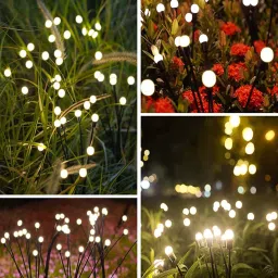 Xergy 8LED Solar Garden Lights Pack of 2 (Warm White) image 2