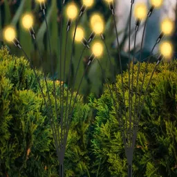 Xergy 8LED Solar Garden Lights Pack of 2 (Warm White) image 1