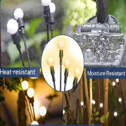 Xergy 8LED Solar Garden Lights Pack of 2 (Warm White) image 5