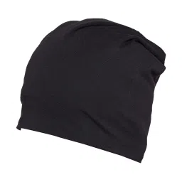 Vimal Jonney Black Solid Beanie image 3