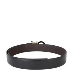 CALVIN KLEIN Brown Smooth Textured Leather Reversible Belt image 3