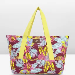 Caprese Floral Printed Oversized Structured Shoulder Bag-picture-53
