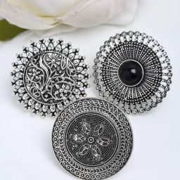 YouBella Silver Plated Oxidized Ring-picture-42