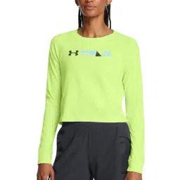 Under Armour Green Regular Fit Printed Sports T-Shirt-image-86