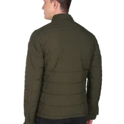 Arrow Newyork Olive Regular Fit Puffer Jacket image 2
