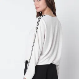 Vero Moda White Relaxed Fit Sweatshirt image 2