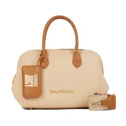 Juicy Couture Beige & Tan Trinity Talk.2.0 Satchel-picture-14