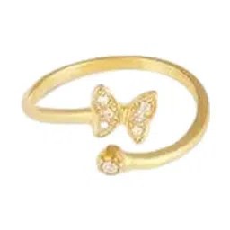 GIVA 925 Sterling Silver Golden Ring for Women-image-27