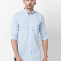 Giordano Navy Cotton Slim Fit Shirt-picture-28