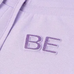 United Colors Of Benetton Purple Regular Fit Printed Trackpants image 4