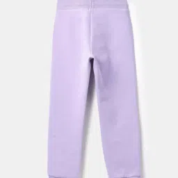 United Colors Of Benetton Purple Regular Fit Printed Trackpants image 2