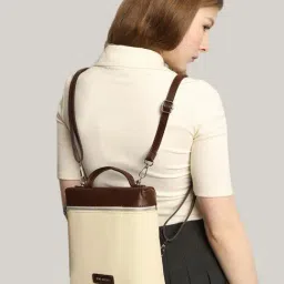 MINI WESST Beige Backpack image 2