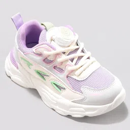 Oh! Pair Sneaker Shoes with Lace Up Closure - Purple image 3