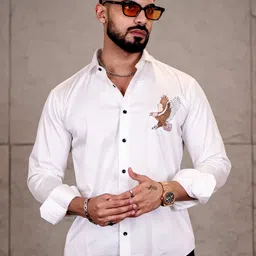 Foomer Men Standard Opaque Casual Shirt image 2