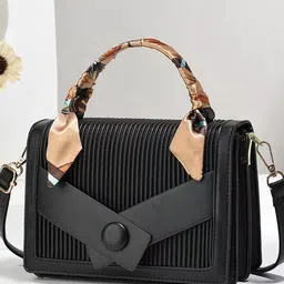 StyleCast Printed Detachable Strap Bucket Sling Bag-image-13