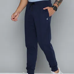 HRX by Hrithik Roshan Men Solid Cotton Joggers image 1