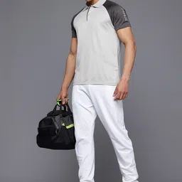 HRX by Hrithik Roshan Men Colourblocked Polo Collar Sports T-shirt image 5