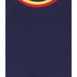 Blue Giraffe Kids Navy Striped Dress image 3