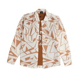 Charchit Boys Orange Cotton Comfort Fit Printed Shirt with T-Shirt-picture-4