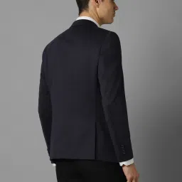 Allen Solly Navy Blue Slim Fit Blazer image 2